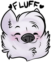 fluff-sticker